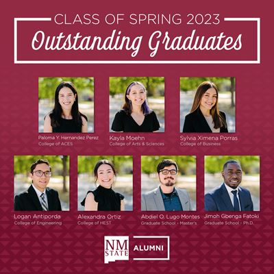 Spring 2023 Outstanding Graduate Award