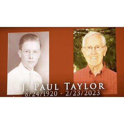 Honoring J Paul Taylor