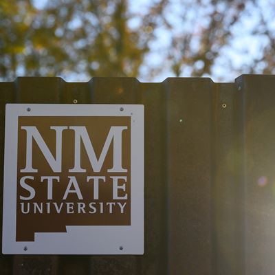 NMSU campus sign