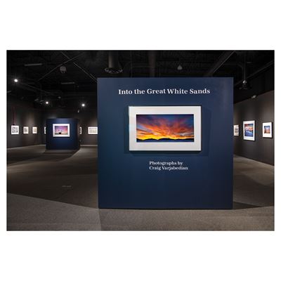 Photo of Into the Great White Sands Photographs by Craig Varjabedian exhibition tour