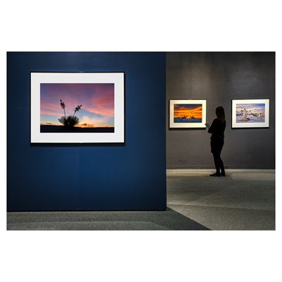 Photo of Into the Great White Sands Photographs by Craig Varjabedian exhibition tour