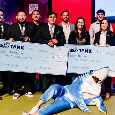 Photo of Aggie Shark Tank winners 2023
