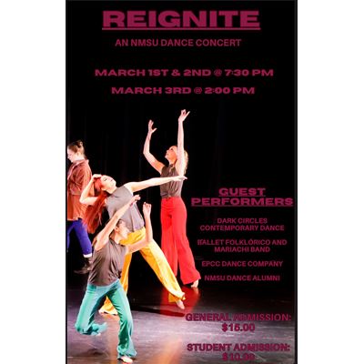Reignite dance flyer