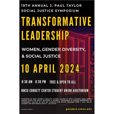 NMSU s J Paul Taylor Symposium explores social justice for women LGBTQ communities