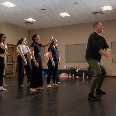 NMSU Dance rehearsal 2024