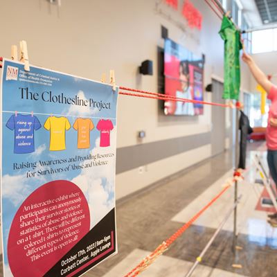 NMSU s third annual Clothesline Project brings awareness of violence and abuse