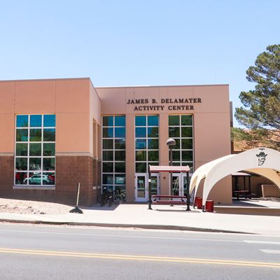 Exterior photo of NMSU recreation activity center 2025