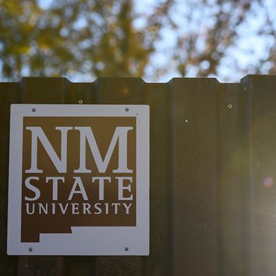 NMSU campus signage