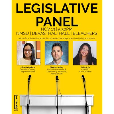 NMSU Art Museum hosts legislative panel discussion about shaping state policies