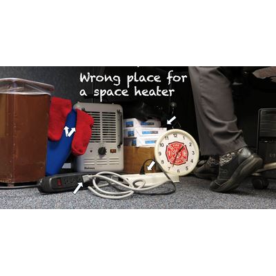 Safety Tip Space heaters