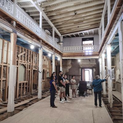 Photo of team from the NMSU Library worked to digitize catalog and preserve the Amador Family Correspondence materials