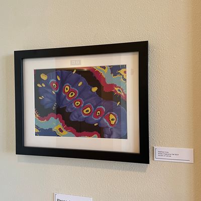 An exhibit at NMSU features more than two dozen paintings drawings and mixed media pieces created by students