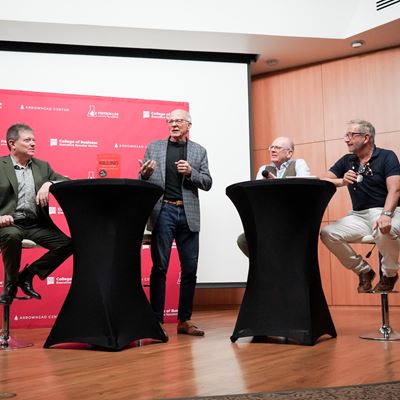 Photo of left Dean Ashenbaum Chuck Blakeman John Heenan Henry McCrory