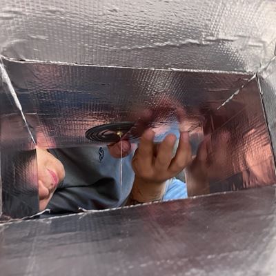 NMSU student s cardboard creation detects rotation of galaxy