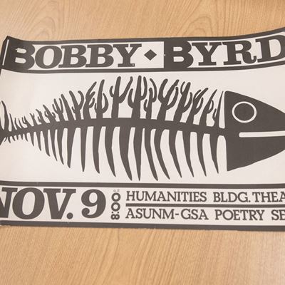 Photo of Bobby Byrd s collections at NMSU Archives and Special Collections