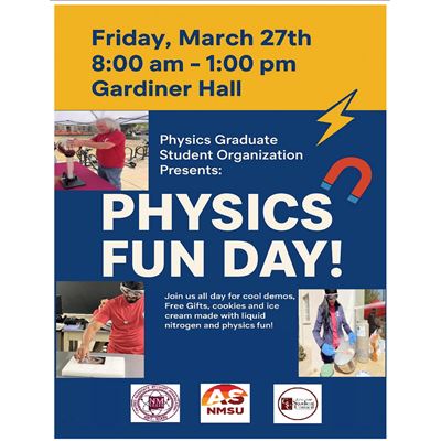 NMSU s Physics Fun Day invites families community to enjoy hands on activities