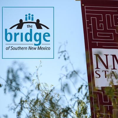 Photo of NMSU and The Bridge of Southern New Mexico logos