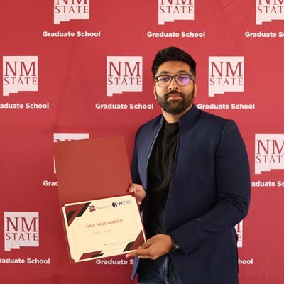 Photo of NMSU graduate student Roshira Premadasa winner of NMSU s Three Minute Thesis competition