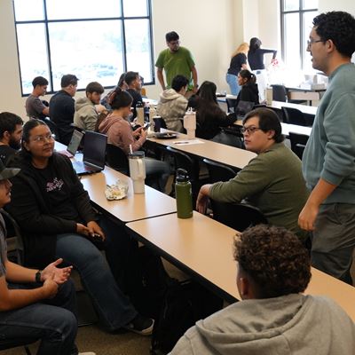 Photo of students in Dr Franklin s classroom