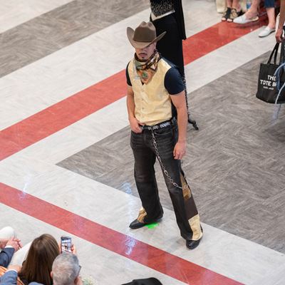 Students with New Mexico State University s Aggie Fashion Club modeling upcycled fashion designs