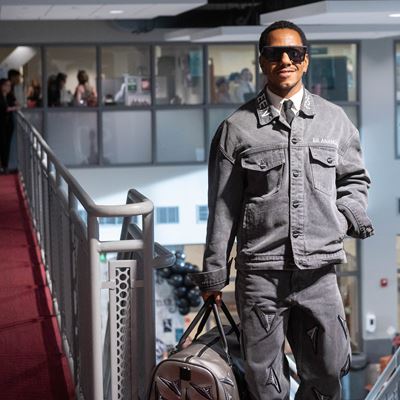 Students with New Mexico State University s Aggie Fashion Club modeling upcycled fashion designs