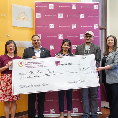 Photo of ACuReL Team at the 2026 NMSU Intellectual Property Award