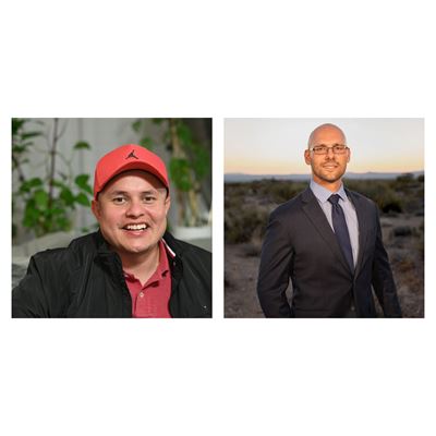 Photo of Jorge Calderon founder and CEO of Keep Chill and Jeremy Bruggemann CEO of Tetronium Technologies