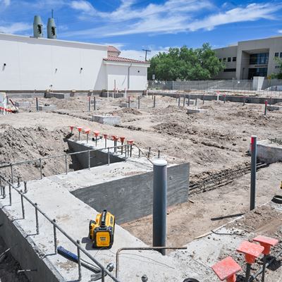 Photo of New Mexico State University s Biomedical Research Building expansion project