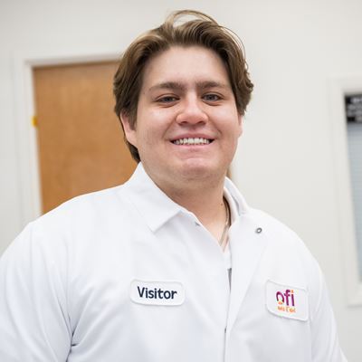 Photo of Jose Aragon interning at Olam Food Ingredients