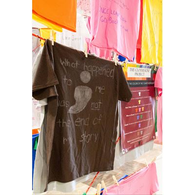 Clothesline Project brings awareness beyond statistics expanded to a month