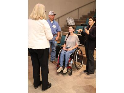 AgrAbility workshop _Tiffany Sanchez (seated)_JJ Sanchez