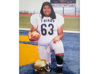 Budding opera singer transfers power of gridiron power to music