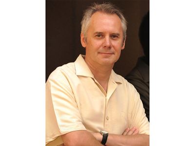 A man from the chest up