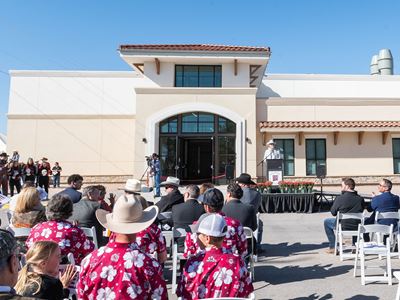 Ribbon cutting ceremony