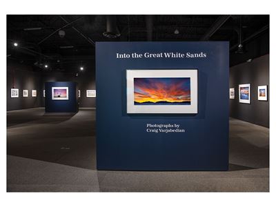 Photo of Into the Great White Sands Photographs by Craig Varjabedian exhibition tour