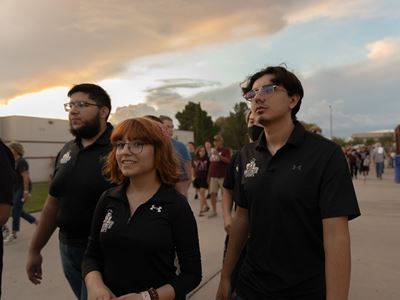 Photo of Alan Aguilar with NM State Esports