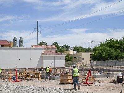 Photo of New Mexico State University s Biomedical Research Building expansion project