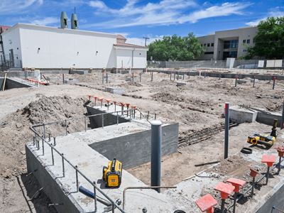 Photo of New Mexico State University s Biomedical Research Building expansion project