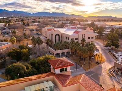 NMSU Campus Zuhl Library Sunrise 01822 10