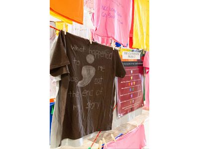 Clothesline Project brings awareness beyond statistics expanded to a month