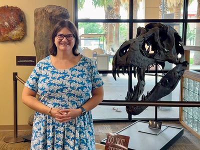 Photo of Meg Eastwood institutional scholarship librarian at NMSU Library