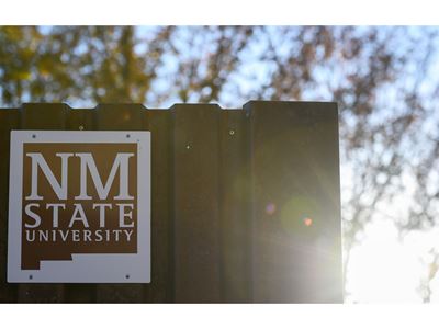 NMSU campus signage