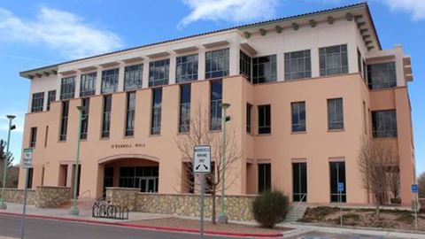 A fire damaged New Mexico State University’s O’Donnell Hall Monday, July 6. The building, which primarily houses the Col