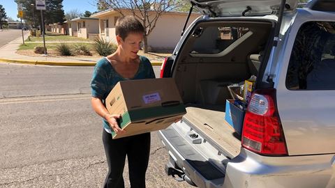 Meg Long, director of Aggie Cupboard at New Mexico State University