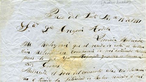 Amador letters