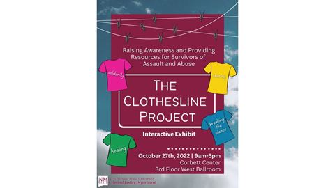 Interactive exhibit at NMSU to raise awareness about violence and abuse.