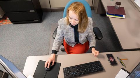 Monika Glowacka Musial leads a team of students who are digitizing part of the Amador Family documents and letters