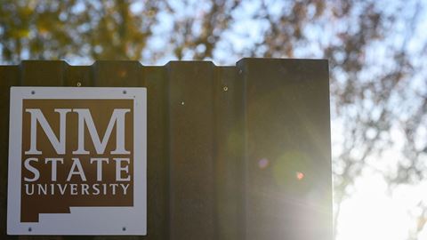 NMSU campus sign