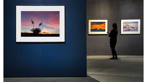 Photo of Into the Great White Sands Photographs by Craig Varjabedian exhibition tour