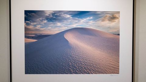 Photo of Into the Great White Sands at NMSU Branson Library exhibit